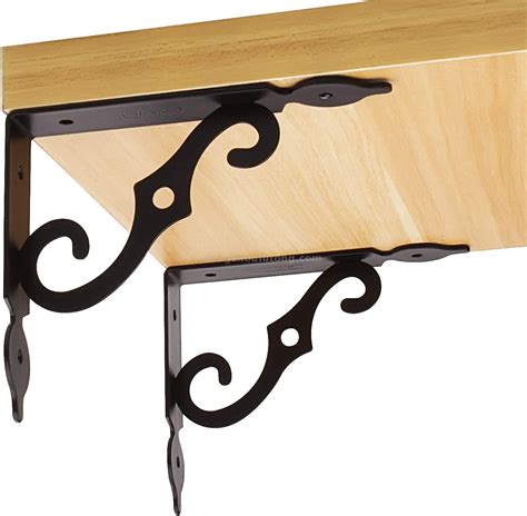 metal corner shelf brackets|decorative corner shelf brackets.